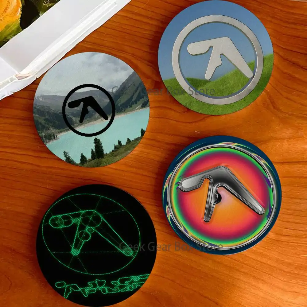 

Logo Art A-Aphex T-TwinS Coaster Wooden Drink Tray Suitable for Restaurants and Coffee Shops Easy To Wash and Clean