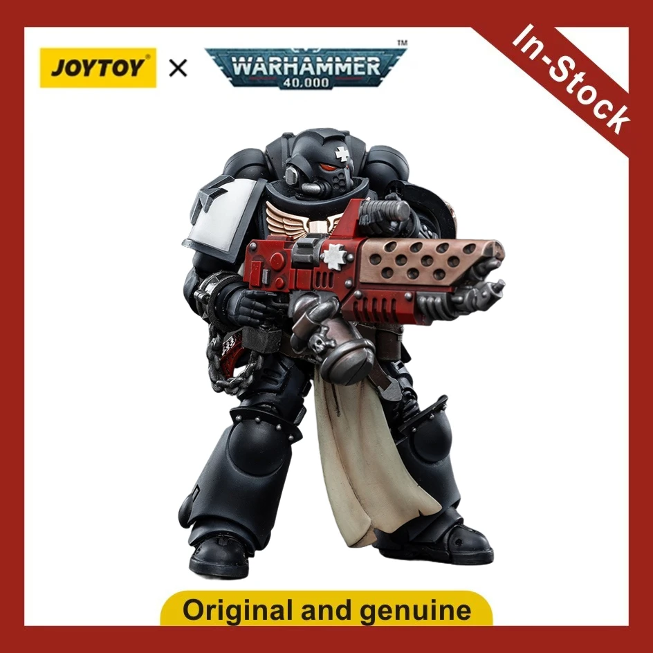 

【UA】JOYTOY Warhammer 40K, масштаб 1/18, фигурки Black Templars, Primaris Initiate, Brother Raemont, модели, игрушки, подарки