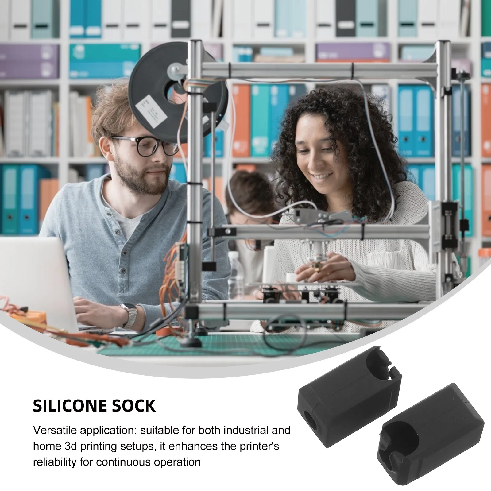 

10 шт. силиконовых чехлов для хотэнда 3D-принтера, защитные накладки для нагревательного блока, термоизоляция, запасные части для сопла экструдера