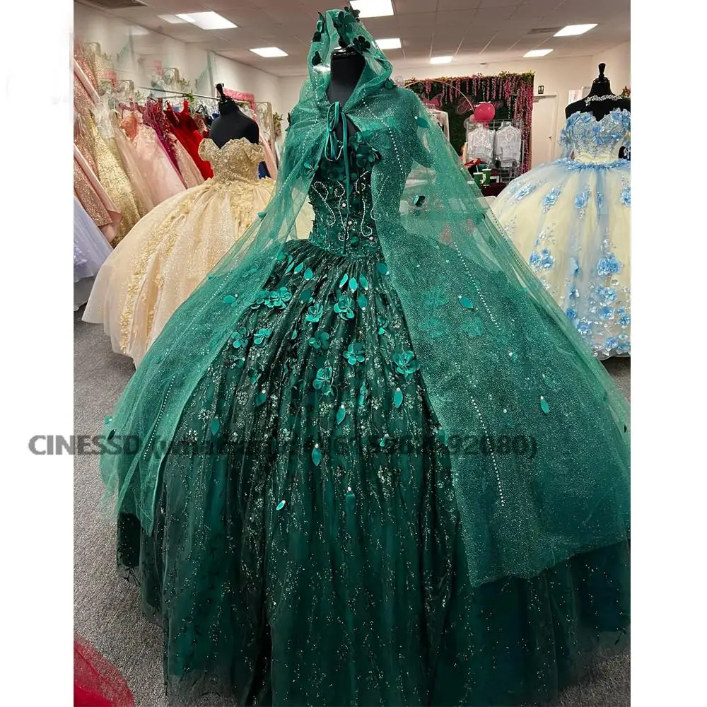 Vestido de baile de quinceañera con apliques, verde lavanda, corsé con cordones, espalda, 15 años, fiesta de graduación