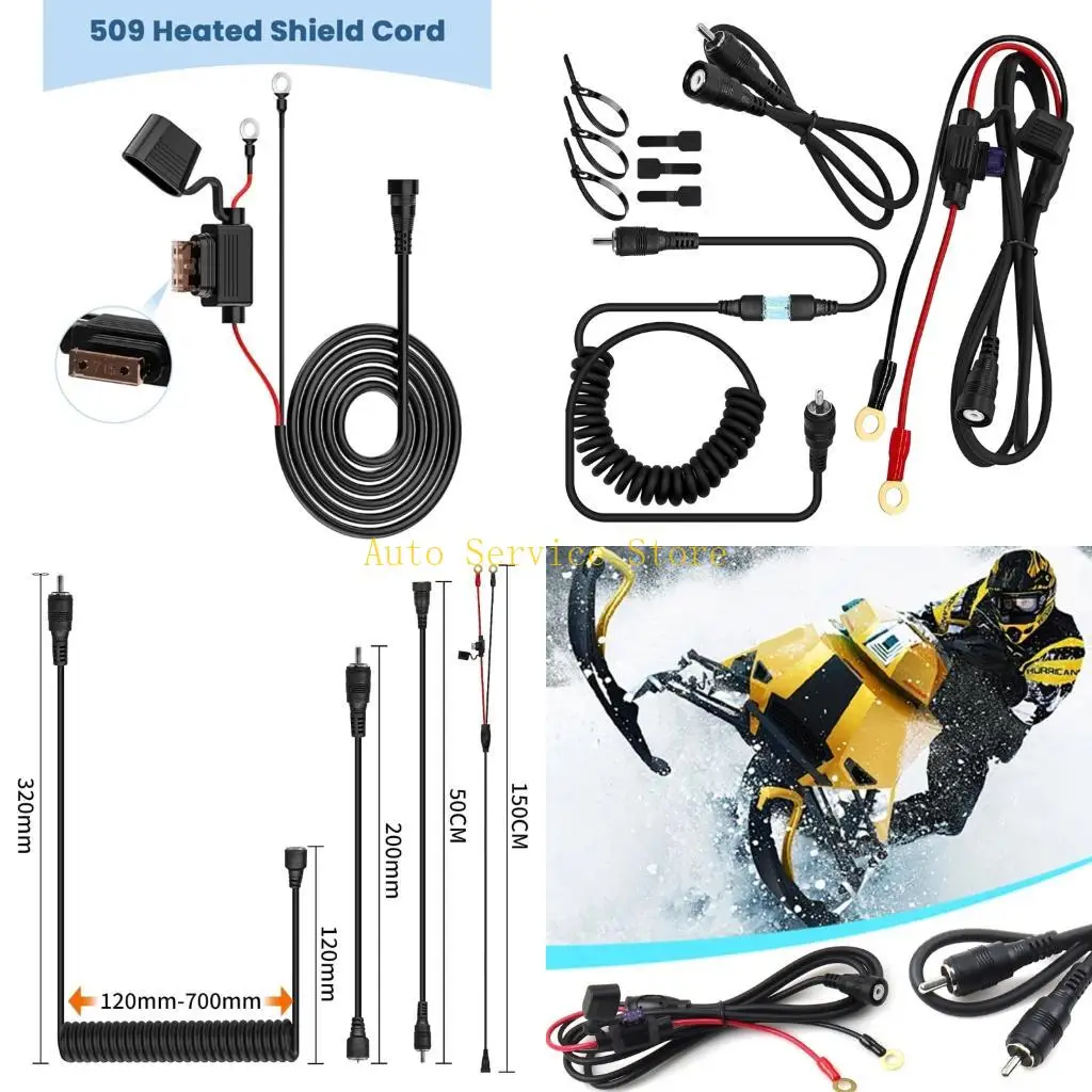 462A Plastic Heated Wire Heated Cord Suitable for Snowmobile And Bike Helmets