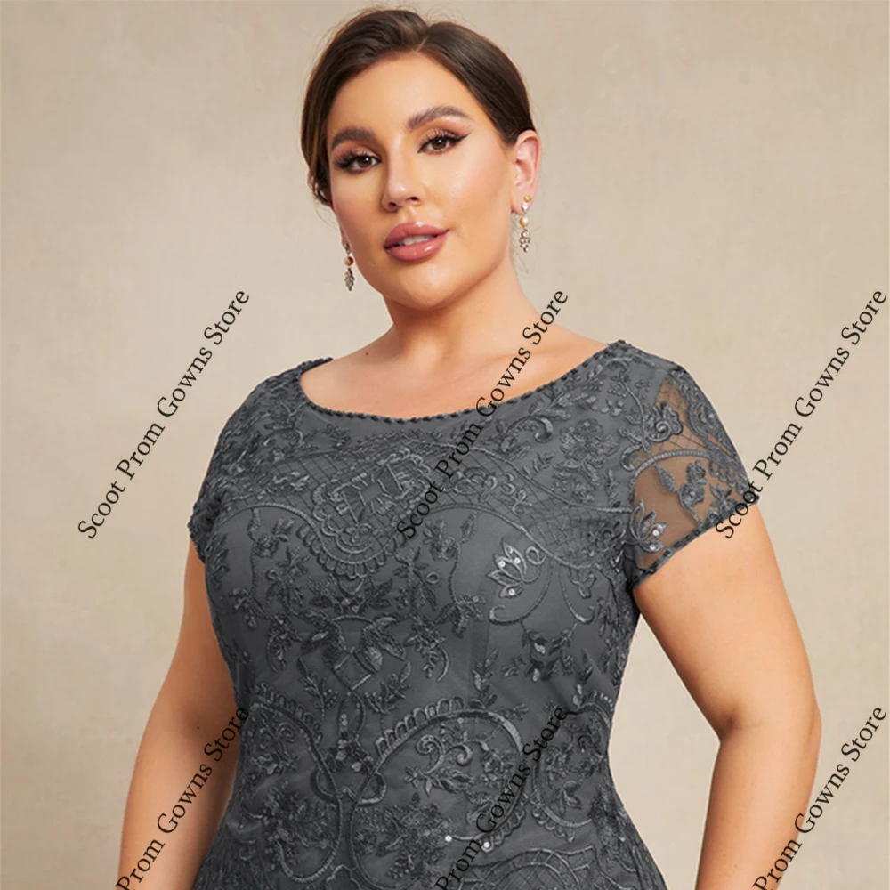 Vestidos De talla grande para madre De novia, vestidos De fiesta De boda De manga corta para mujer, novedad De verano 2021, bata De playa De gasa