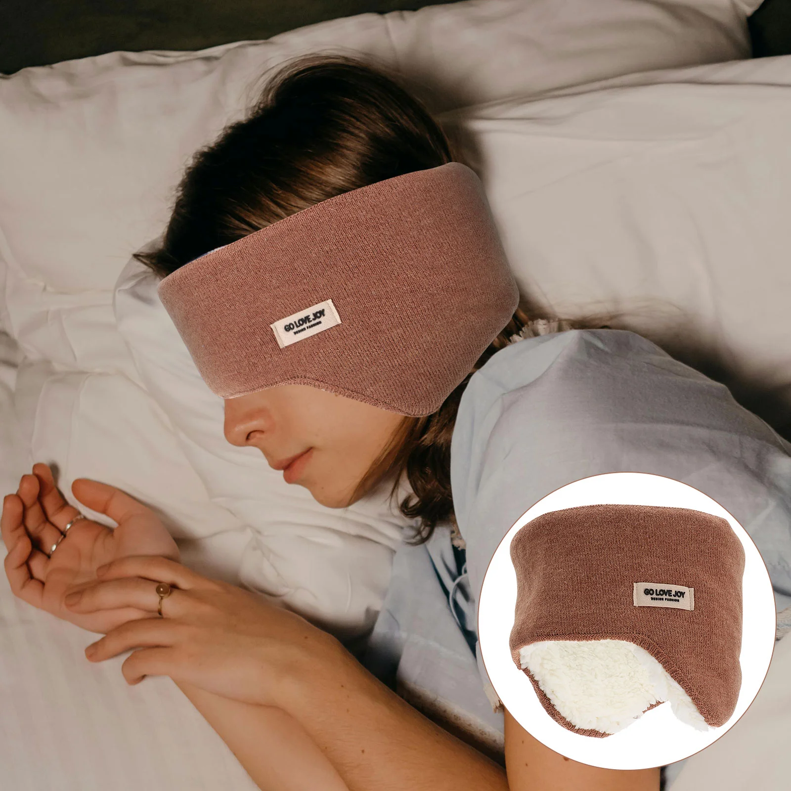 Soundproof HEAD Band แถบคาดศีรษะผู้หญิงหูฟังสําหรับ Sleeping หน้ากากโฟมจมูก 14% Spandex อุ่นอุ่น Man