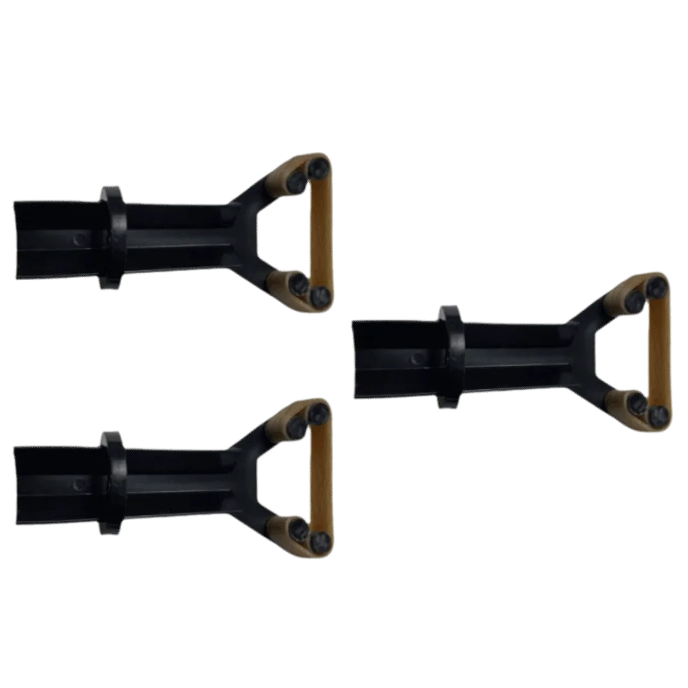3PCS 3 Piece Set Cue Tip Clamp Cushioned Contact Pads Long Handle Grip Cue Tip Presser Elastic Band Plastic