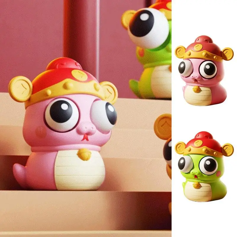 Eye Popping Squeeze Toy Cute Animal Pinch Toys Funny Animals Fidget Toy Novelty Eyeball Burst Toys For Chinese New Year Decor