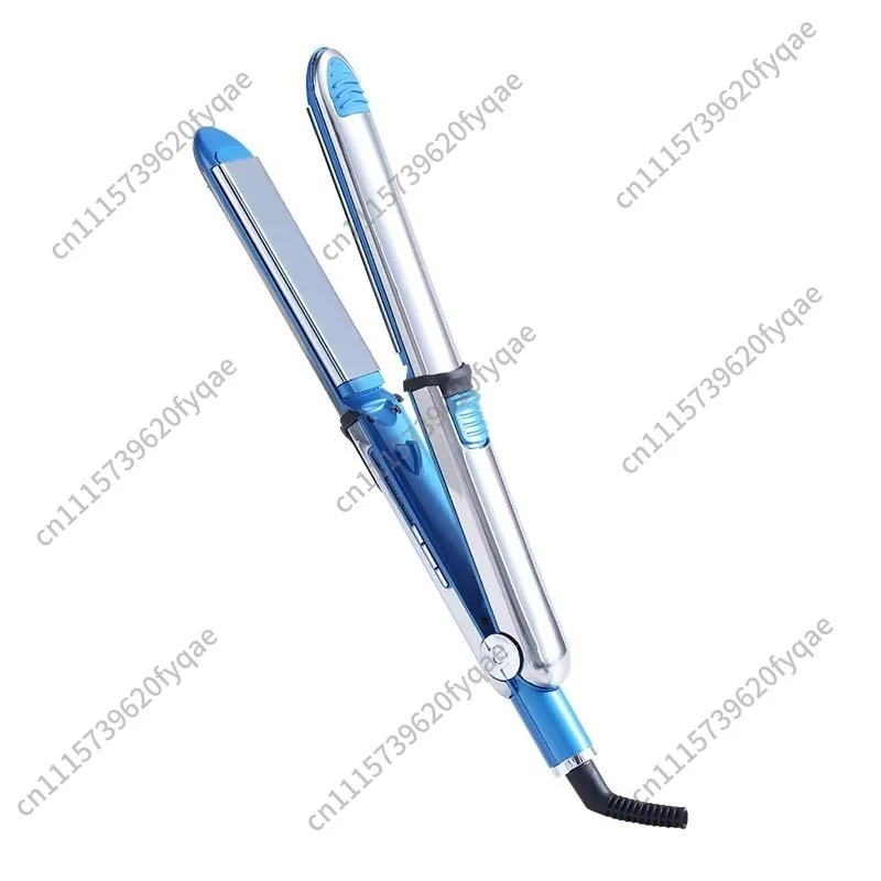 Wireless Hair Straightener, Stainless Steel 2 in 1 Hair Curler & Straightener with 360° Rotation