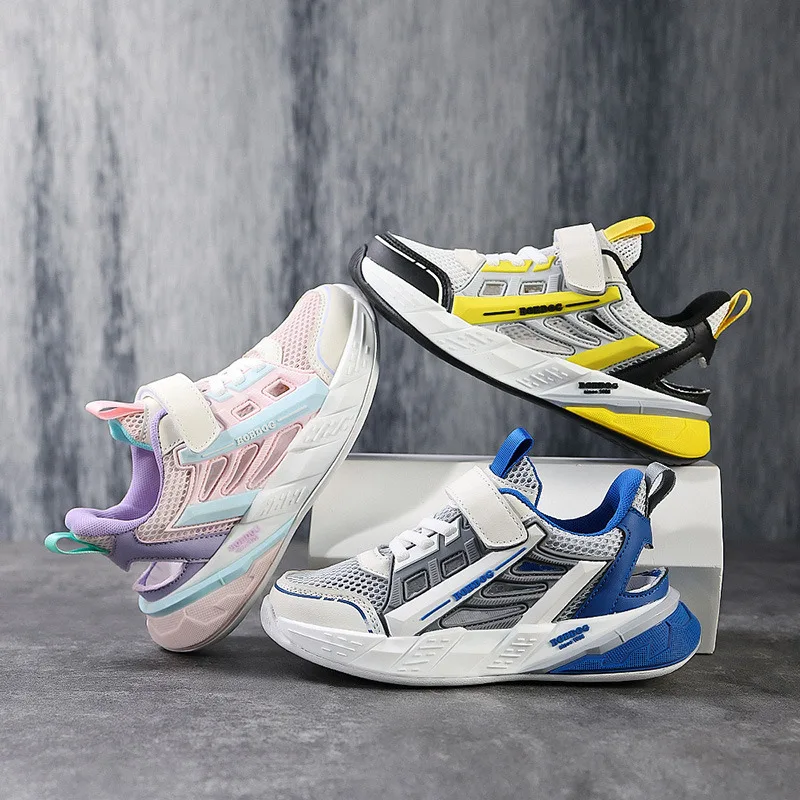 2025 Summer Fashion Pink Sneakers for Children Girl Comfy Soft Child Athletic Shoes Anti-slip Outdoor Sports Shoes for Kids Boys