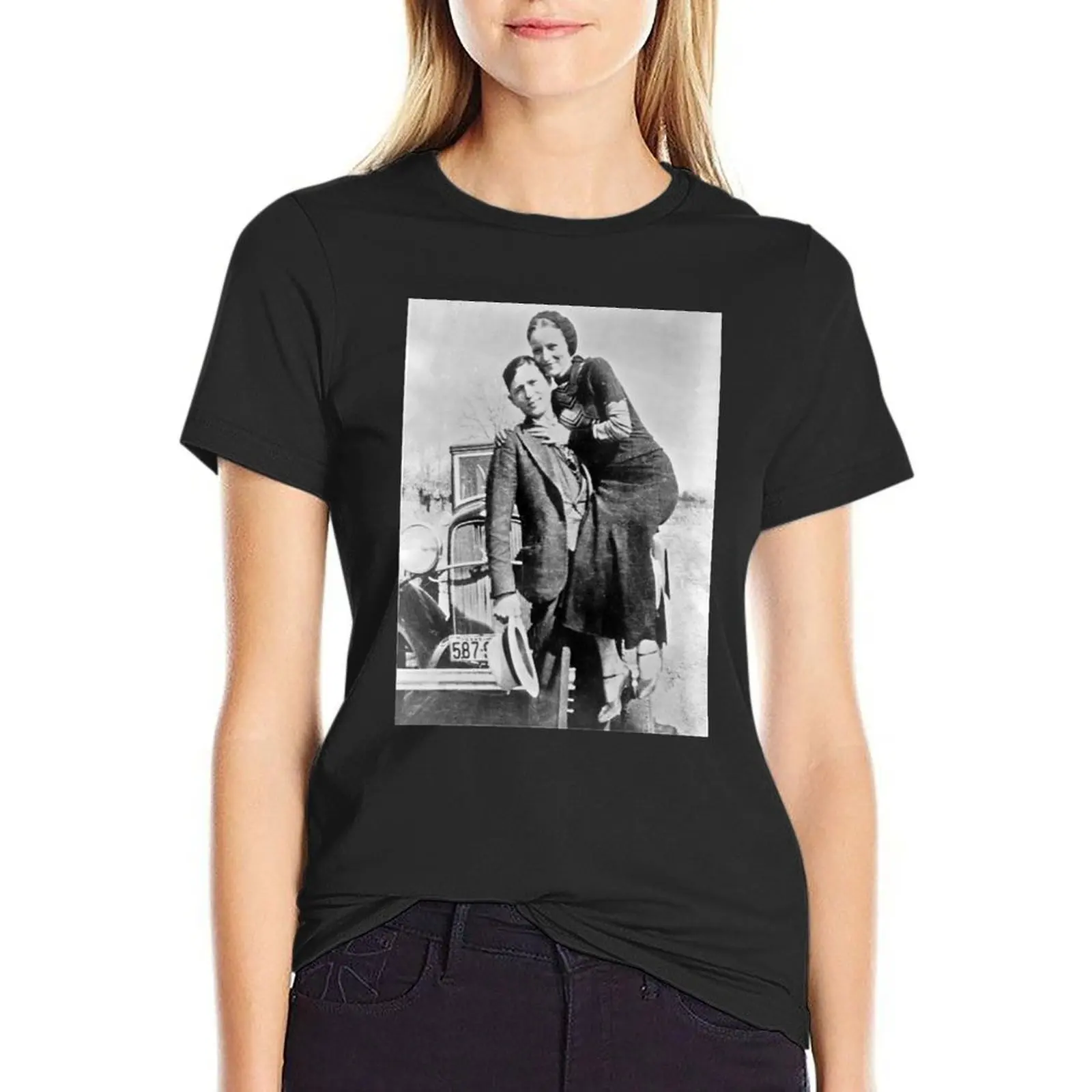 Vintage Bonnie & Clyde T-Shirt tees vintage clothes cute clothes Woman clothing