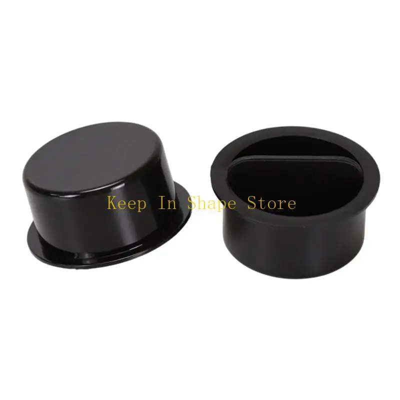 U1JC Pull-Off Eyepiece Cap for 1.25in Gear, Black Molded Dust Lid with Clean Rims for Daily Storage, Yard Viewing and