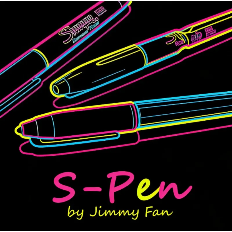 S-Pen door Jimmy Fan Multifunctionele handtekeningpen Mentalisme Goocheltruc Voorspelling Illusie Close-up Goochelaar Gimmick Props Magia