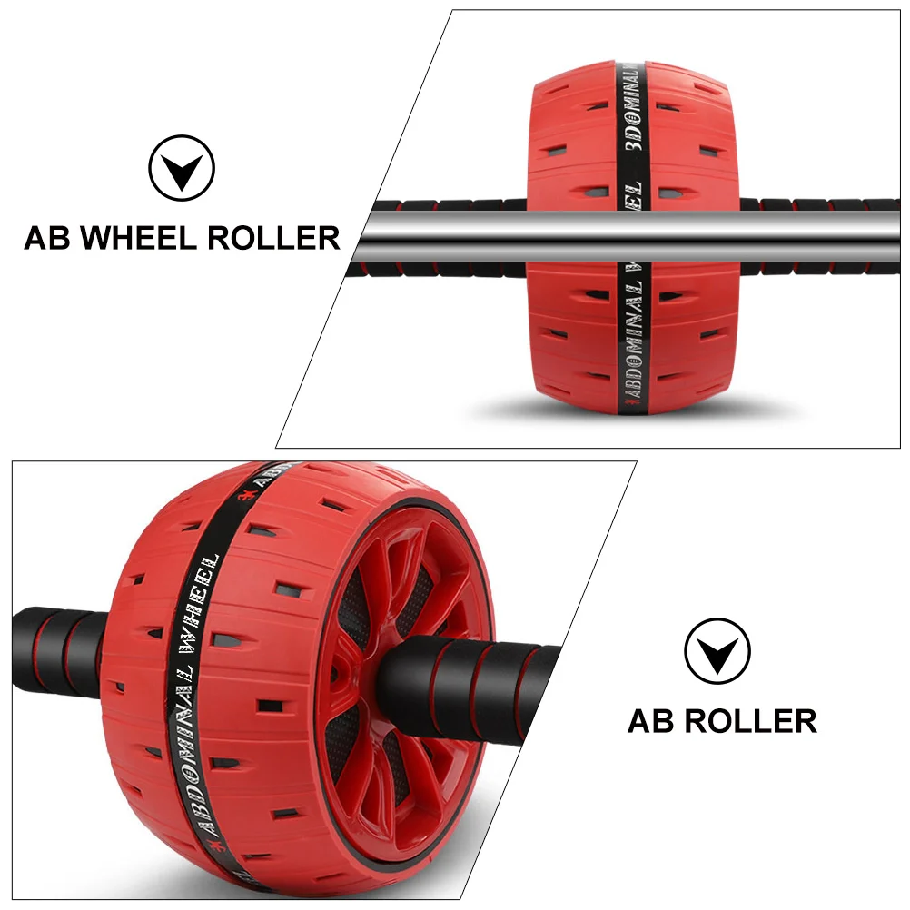 Ab Wheel Fitness Equipment Roller for Exercise Balance Abdominal Muscle Trainer Pp-tpe Steel Pipe Handle Sponge Cover