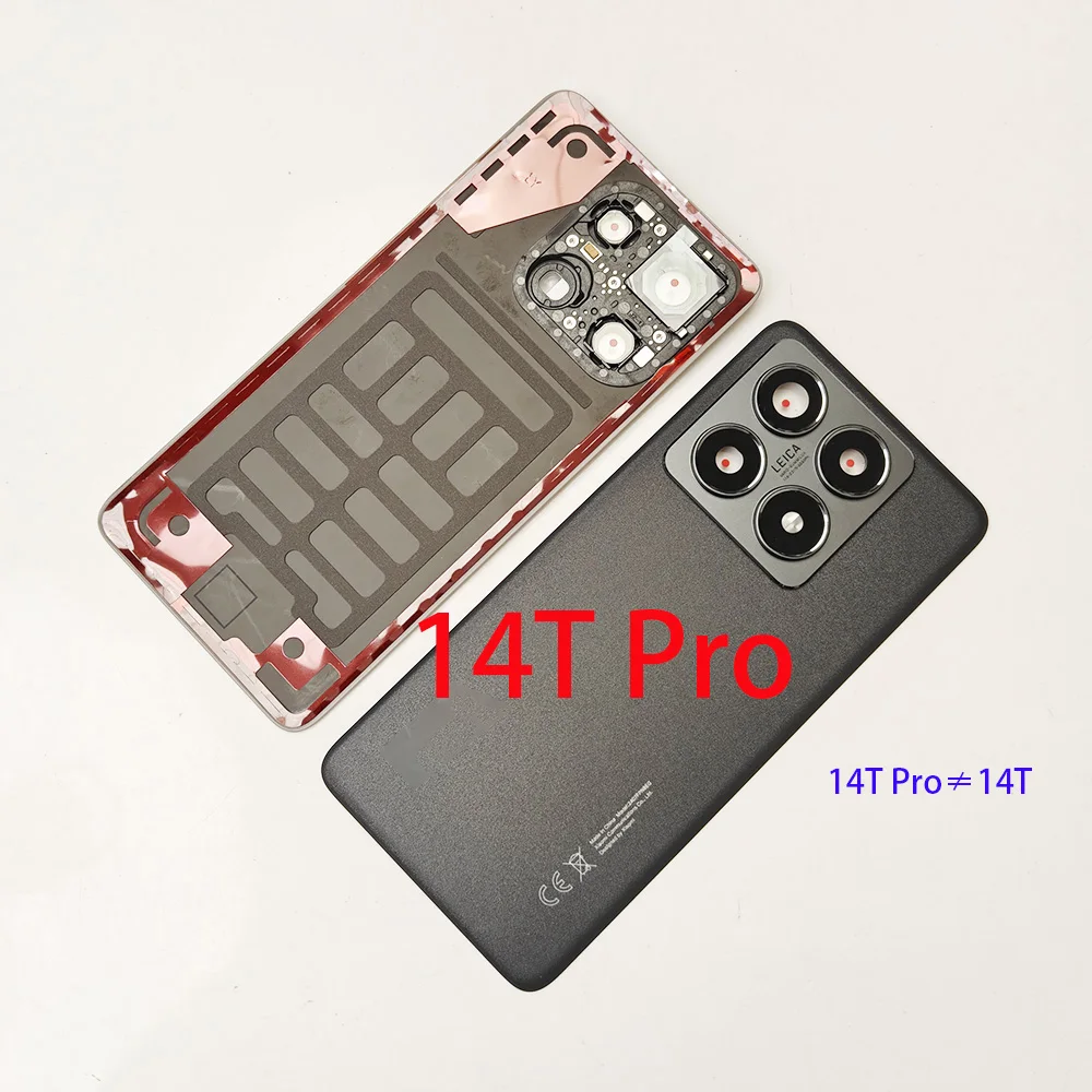 For Xiaomi 14T Pro 5G Back Door Replacement Battery Case, Mi14T Rear Housing Cover With Camera Lens,14T Pro Back Glass Cover