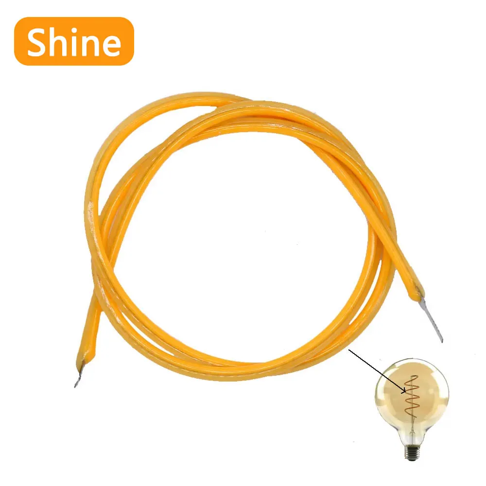 10pcs 360mm DC12V Warm White Edison LED Filament Lamp Parts LED Bead Incandescent Light Accessories Diodes Flexible Filament DIY