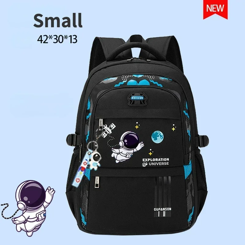 2024 New Kids Backpack Cartoon Astronaut Teenages Schoolbag Primary Waterproof Backpack Boys Girls Orthopedic Mochila Infantile