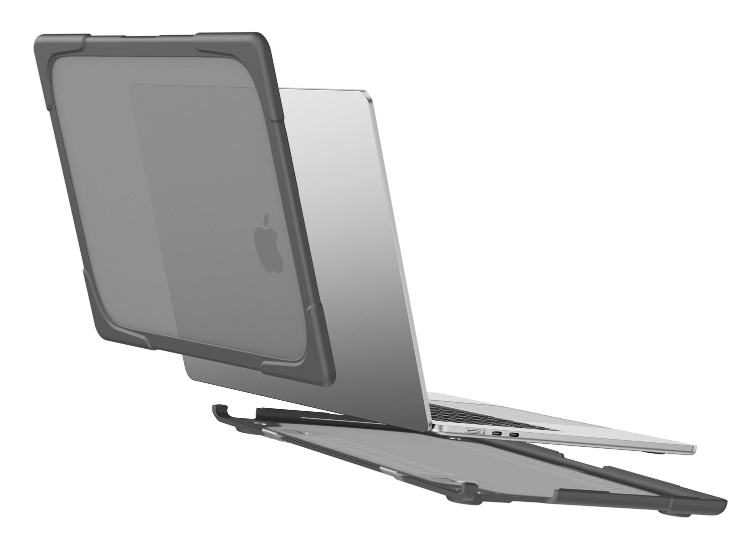 

EGYAL for M4 Pro 16 A3403 Case for Pro 14 A3112 A3185 Cover for Pro 14 16 M1 M2 M3 Case with Foldable Stand