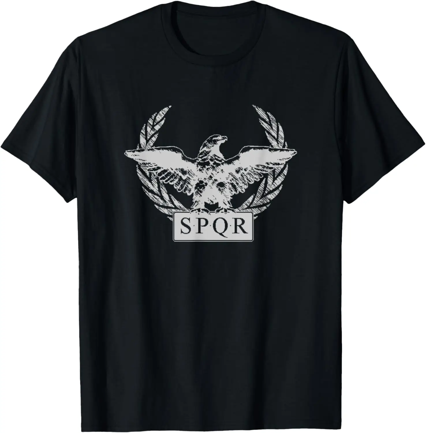 

Roman Empire Eagle SPQR Men T-Shirt Short Sleeve Casual 100% Cotton Men Clothing