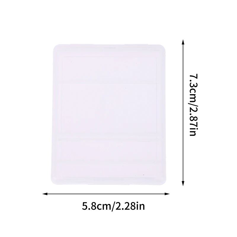 Square Nail Art Drill Bit Storage Box 6 Holes Clear Grinding Head Holder Display Drill Bits Manicure Organizer Dust Proof Box