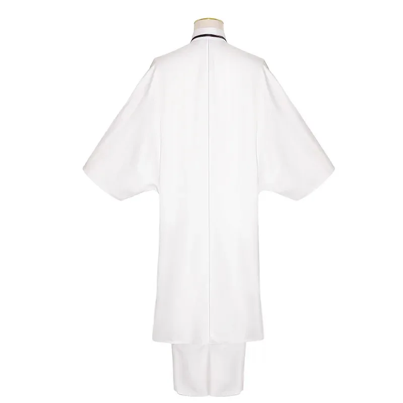 Anime Fate Grand Order Enkidu Kimono Cosplay Costume White Robe Green Wig Halloween Party Set Strange Fake Whispers of Dawn eo]5