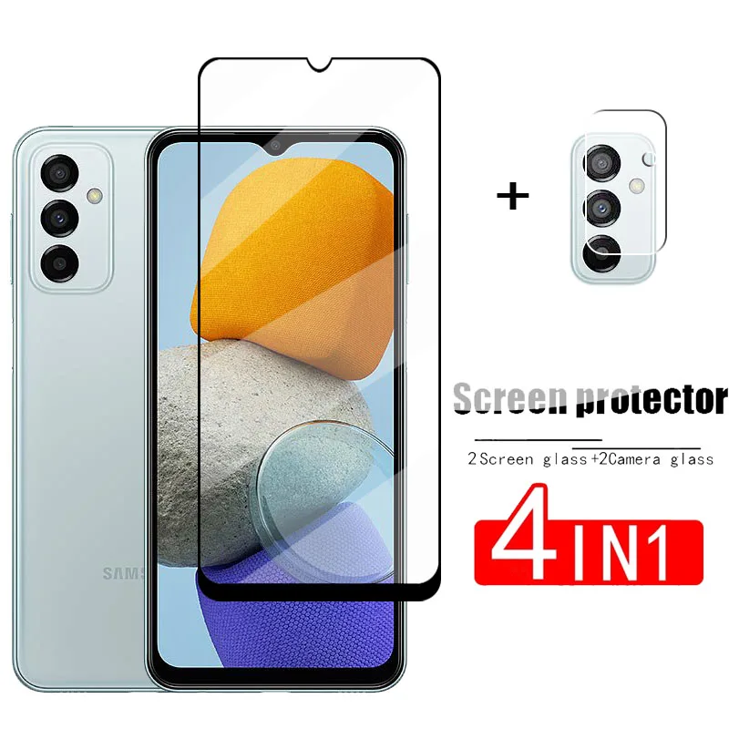 

Стекло с полным покрытием для Samsung Galaxy M23, закаленное стекло для Samsung Galaxy M23, M33, M23, Защитная пленка для экрана Samsung M23
