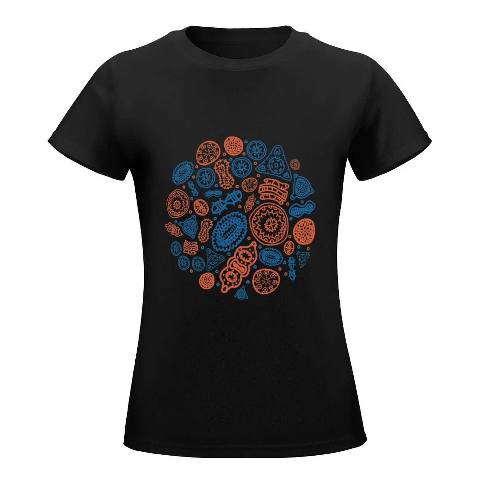 Diatoms T-Shirt funny kawaii clothes T-shirts for Women