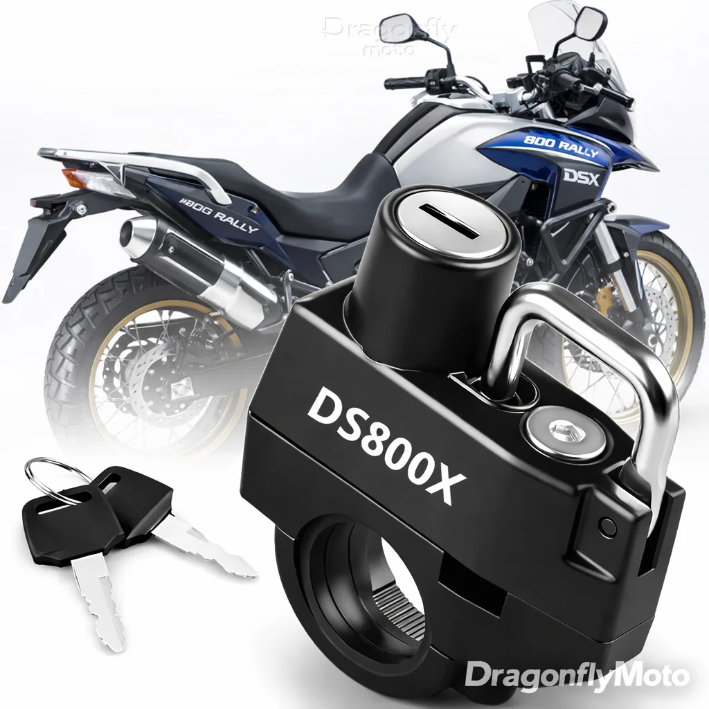 

Замок для мотоциклетного шлема VOGE 800 RALLY DSX 800 DSX800, противоугонный замок для шлема, устройство блокировки, нержавеющий противоугонный замок