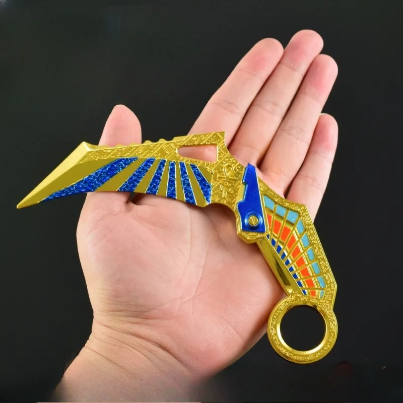 17CM Infinite Sharp Blade in The Sky Sword Alloy Game Peripheral Karambit Sword  Model Ornament Gifts Toys Collections for Boy