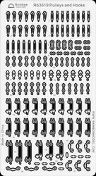 Rainbow PE 1/350 Pullys and Hooks RB3519