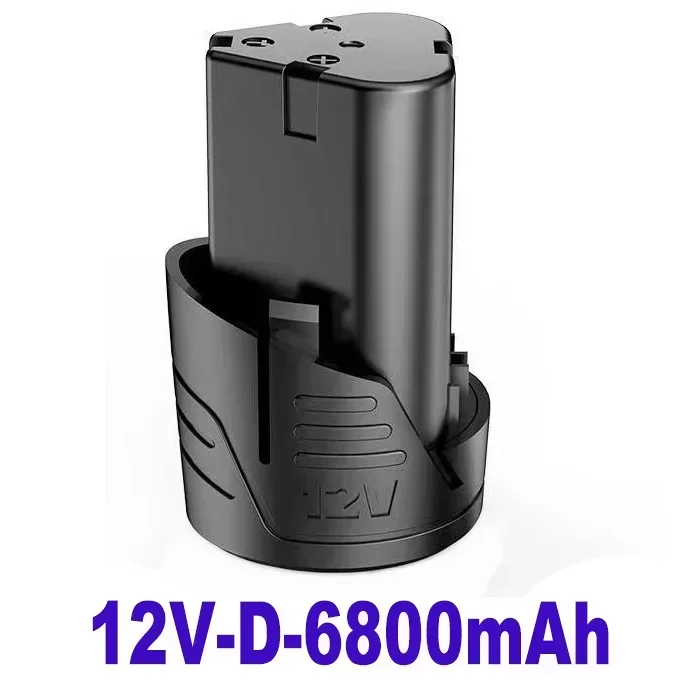 100% nová. Univerzální 12V 6800mAh dobíjecí Li-ion lithiová baterie pro elektrické nářadí, elektrickou vrtačku, elektrický šroubovák. - náhled 3