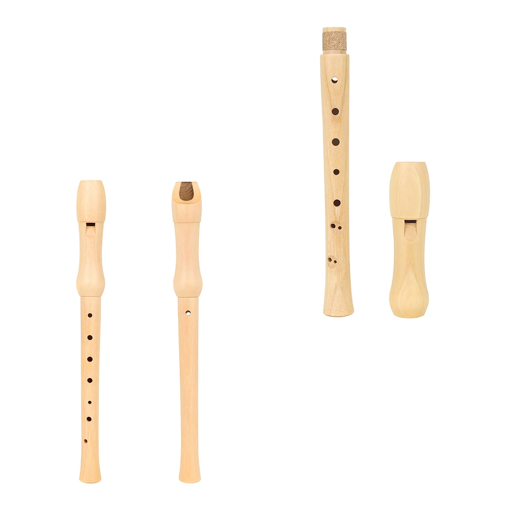 

Wooden C Key Recorder For Beginners Kids 8 Hole Fingering Flute Recorders With Cleaning Brush And Bag Students Gifts Drop shippi