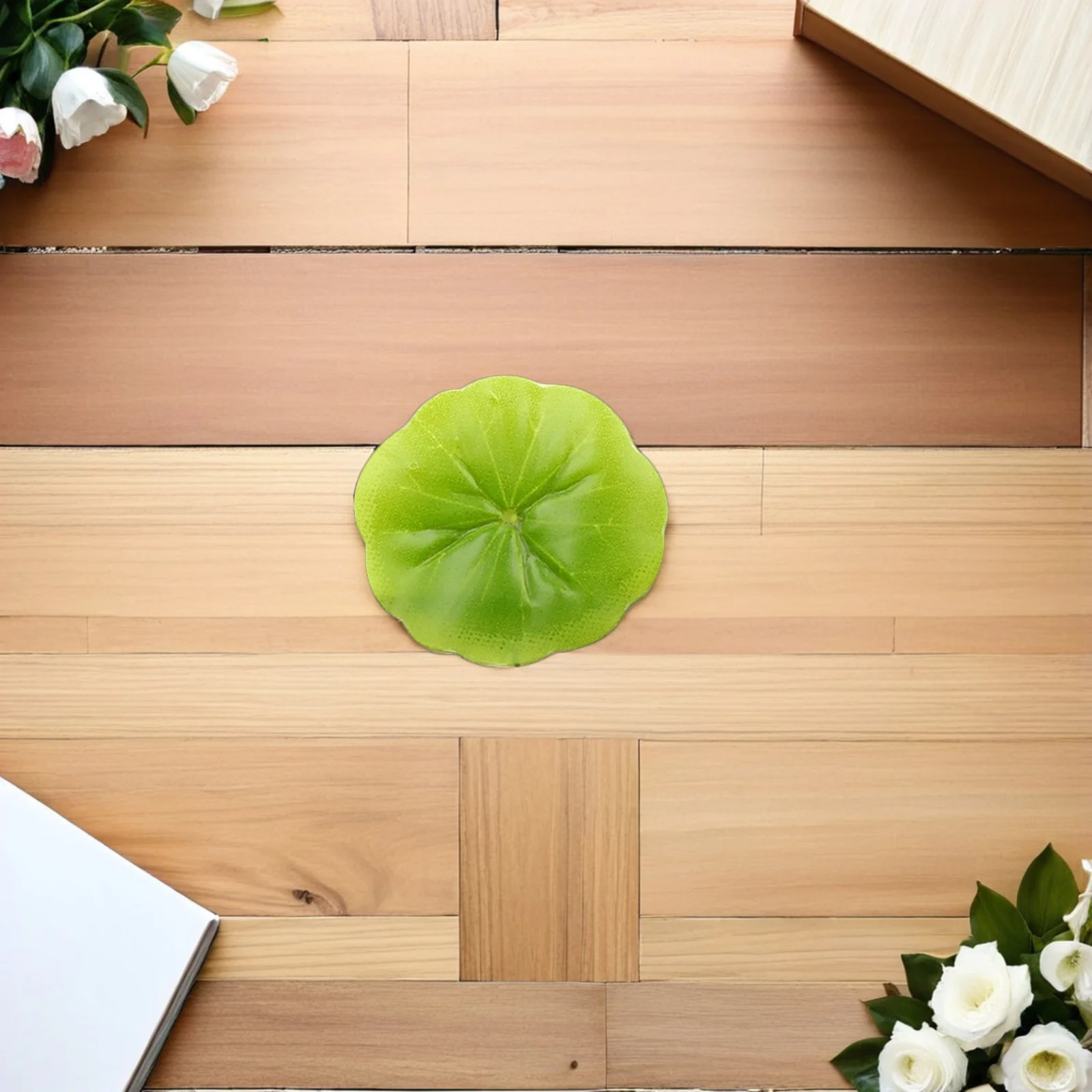 

30pcs 6Cm High Simulation Artificial Leaves Realistic Green Decorative Plants For Aquarium Fish Pond Floating Water Scenery