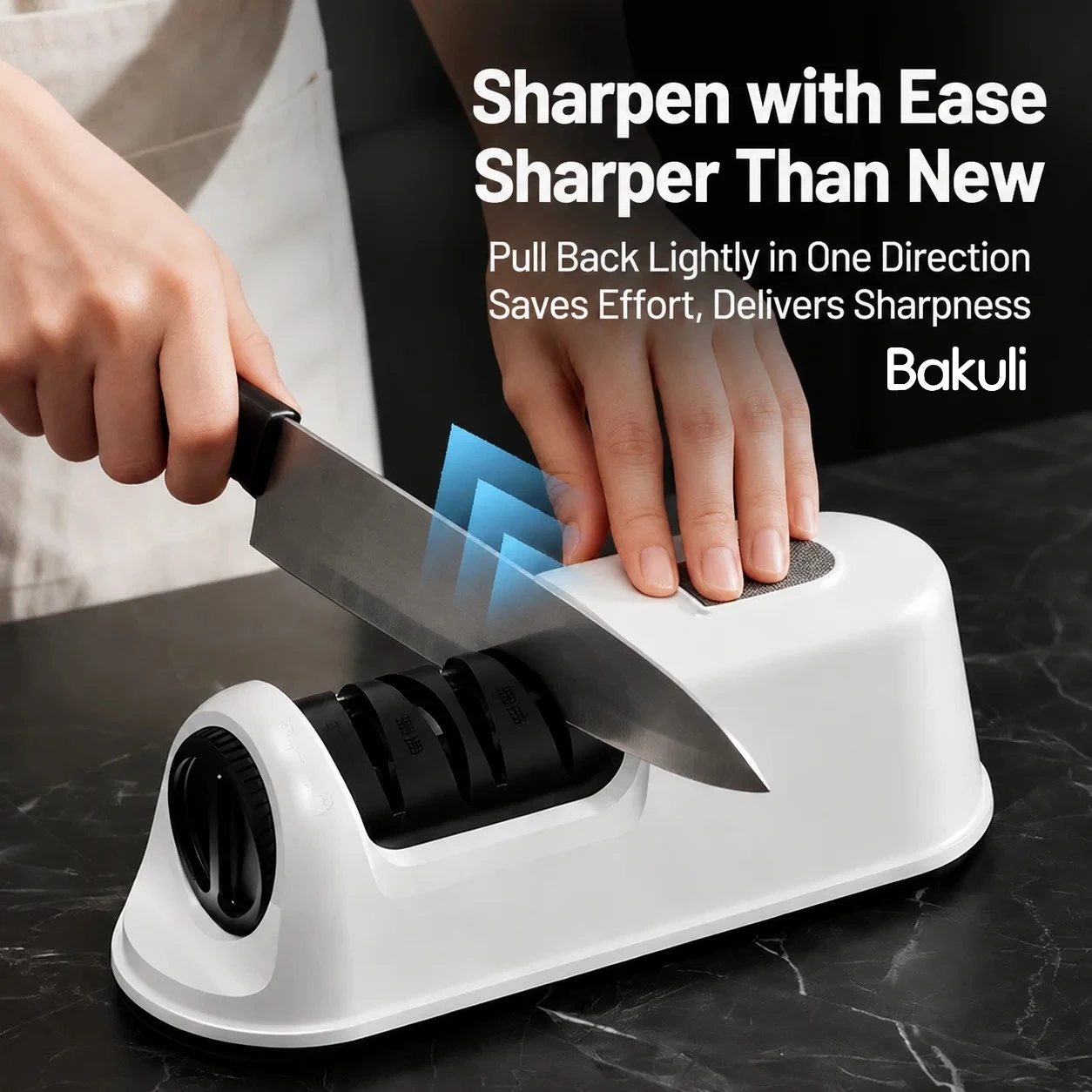 2026 Electric knife sharpener Home quick sharpening stone for Straight Edge and Serrated Knives and scissors with Suction Bas