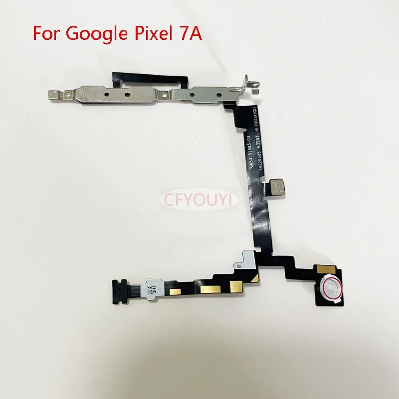 Power On Off and Volume Buttons Side Key Flex Cable Replacement Part For Google Pixel 7A  6A