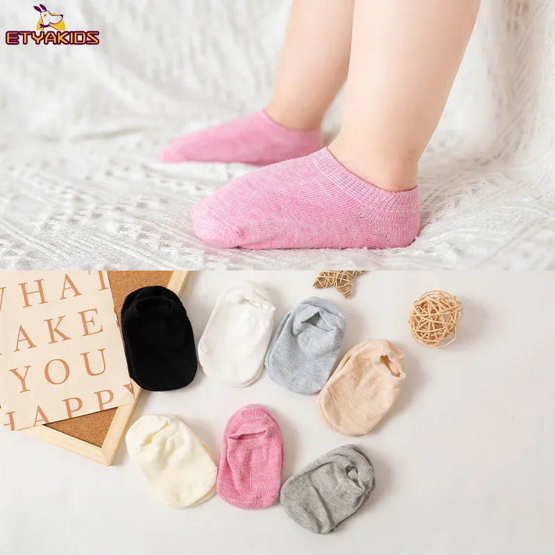 Cute Baby Anti-slip Socks Breathable Cotton Rubber Floor Boys Girls Ankle Socks Newborn Infant Toddler Kids Socks 1-3 Years Old