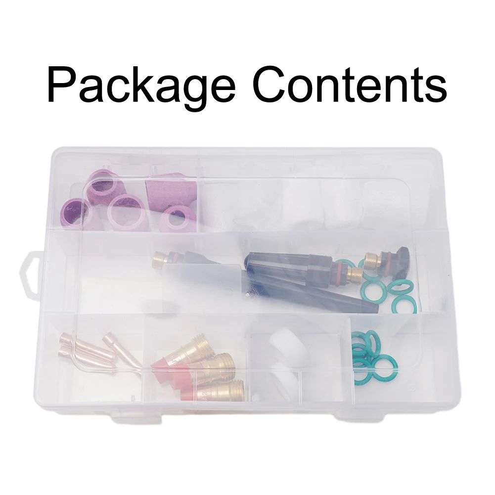 31pcs/kit For WP-17/18/26 TIG Welding Torch For Stubby Gas Lens #12 Glass Cup Kit/set Welding Equipment & Accessories