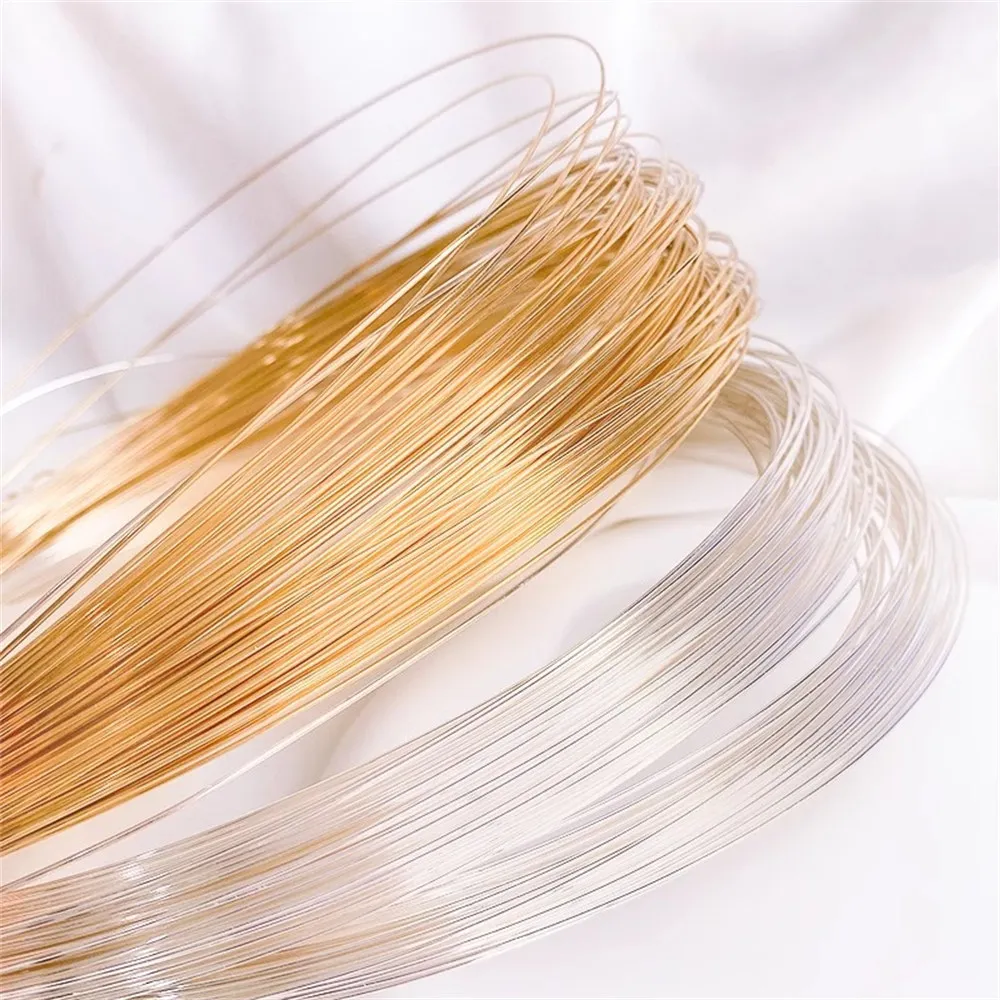 

14K Gold Coated Soft Wire, Non Peeling Copper Wire, Shaping Wire, DIY Hand Wound Wire, Jewelry Material Accessories L090