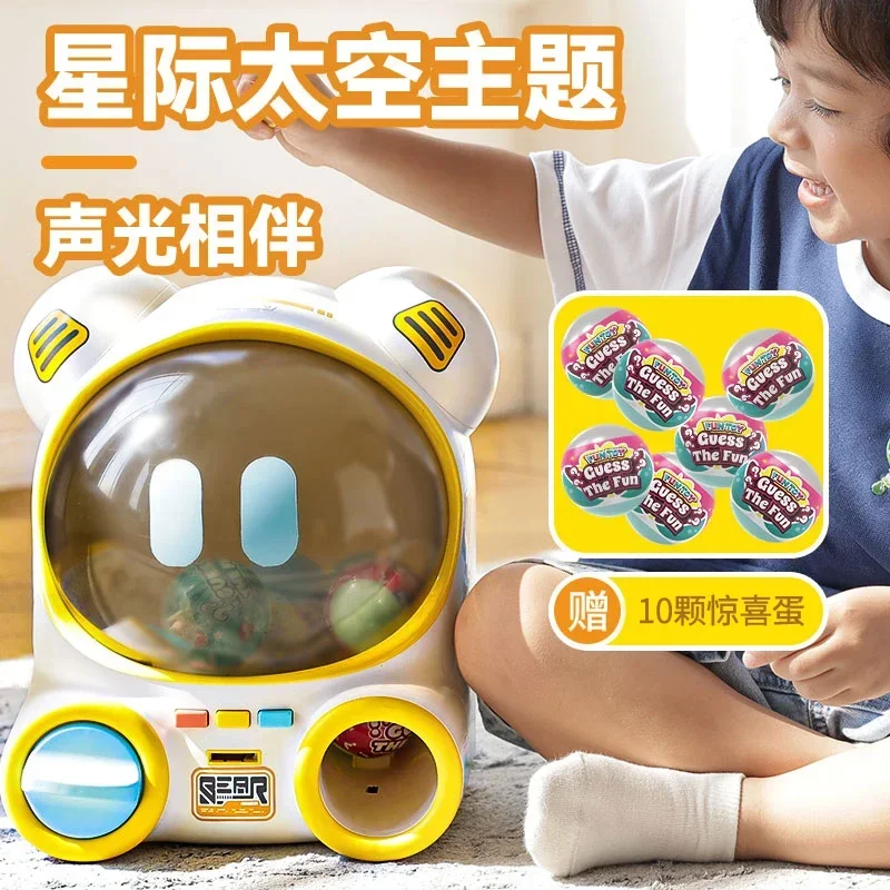 

Children's interstellar space bear egg twister fun blind box clawing machine boys and girls birthday gift toys