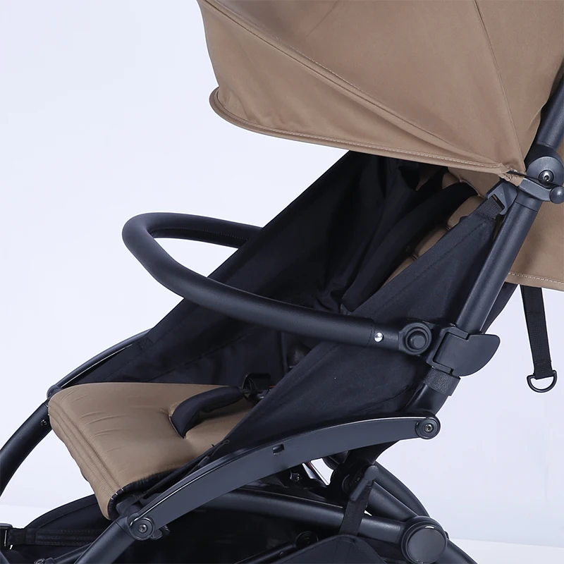 Reposapiés de extensión de 21cm para cochecito de bebé, reposabrazos de cuero PU para Babyzen Yoyo /yoya, accesorios para carrito infantil