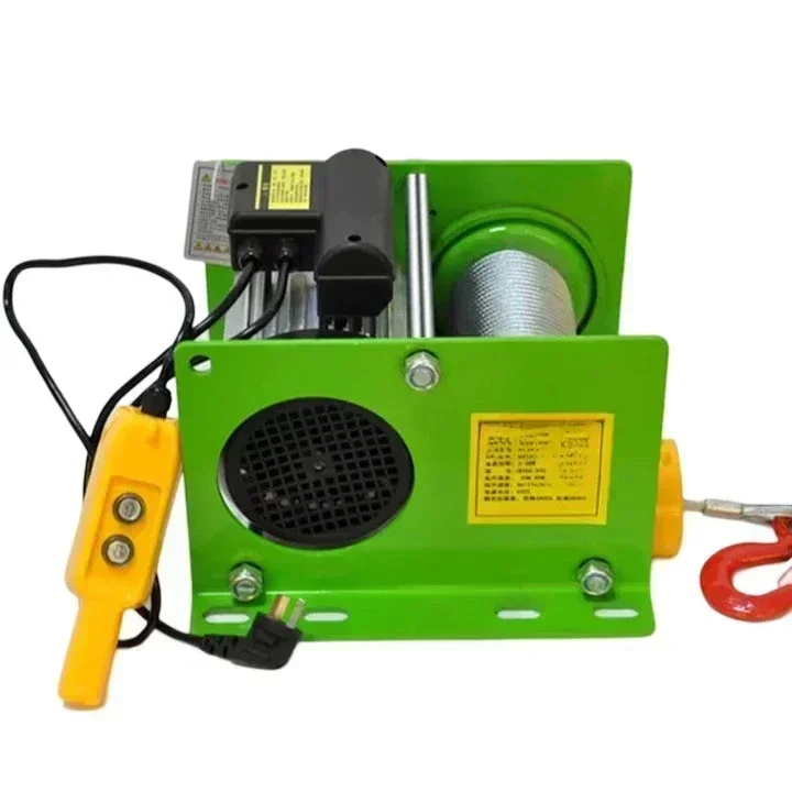 Factory Direct 2026 Top Rated400-800KG Electric Hoist 30M Steel Wire Rope Windlass Winding Engine Elevator Household Building Cr