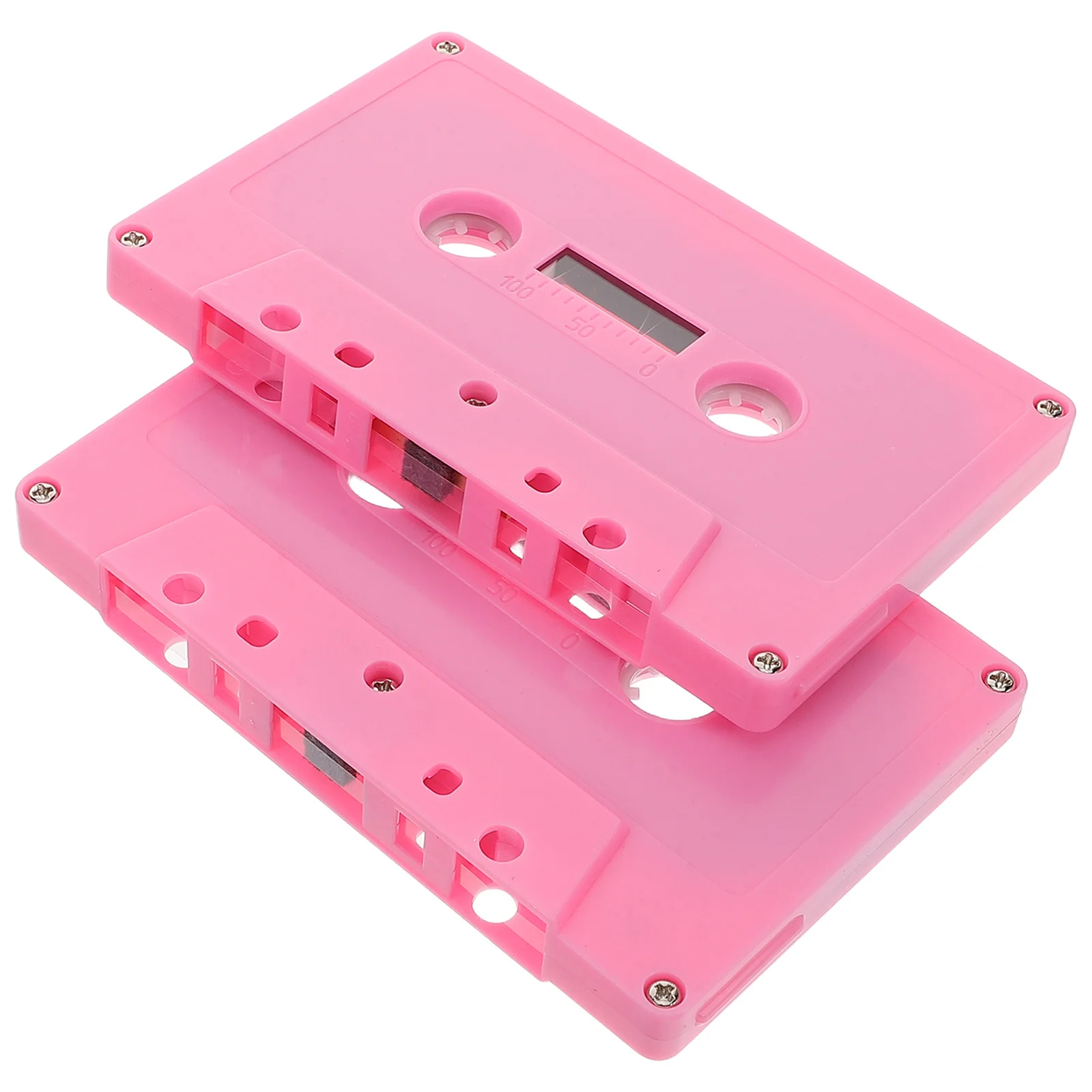 

2Pcs Retro Cassette Tape Blank Audio Cassettes Colorful Decor for DIY Music Party Decorations Vintage