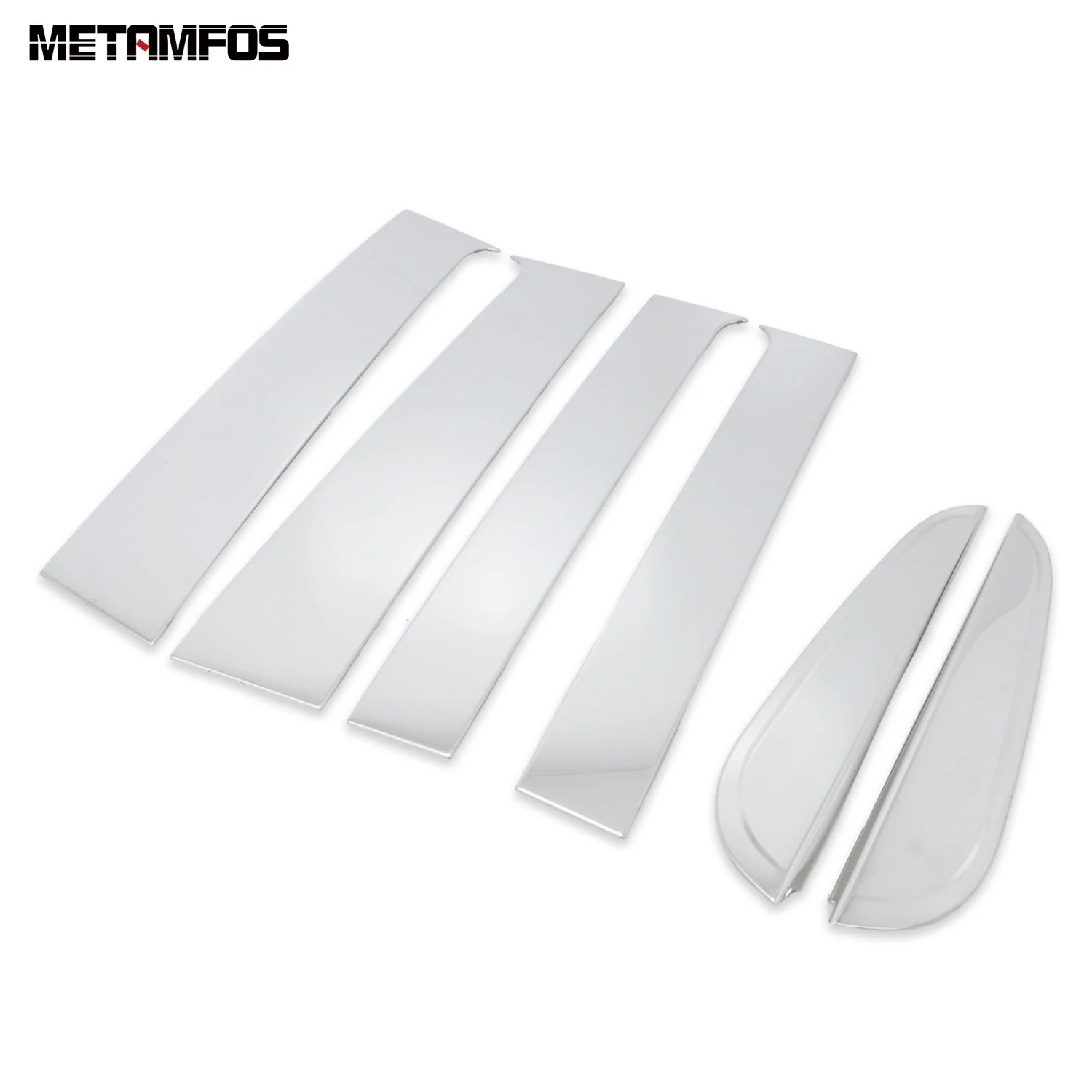 عتبة النافذة نافذة مركز B C غطاء عمود الكسوة لنيسان نافارا NP300 ST 2015-2023 2024 2025 الفولاذ اكسسوارات تصفيف السيارة