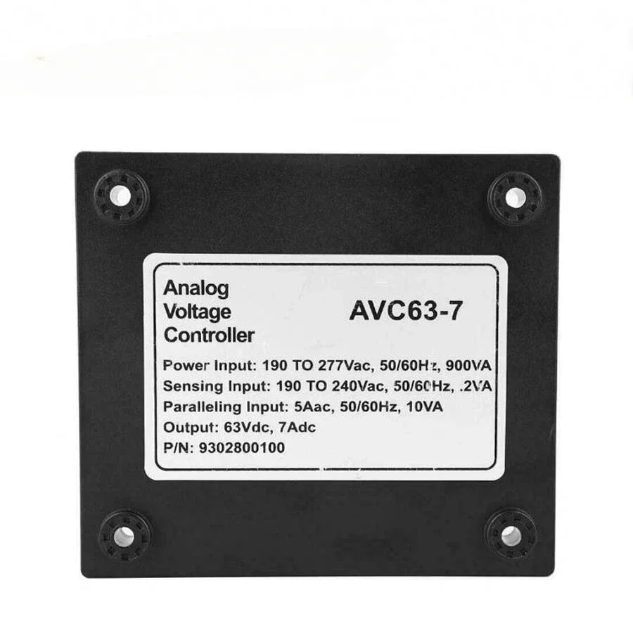 مثبت الجهد CYGG لمنظم الجهد الأوتوماتيكي AVC63-7 AVR للمولد بدون فرش