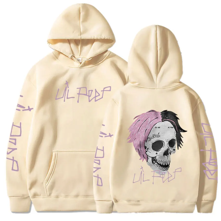 Rapper Lil Peep Cry Baby Hoodies Men Clothing Fashion Vintage Hip Hop Oversized Sweatshirts Gothic Harajuku Pullovers Streetwear