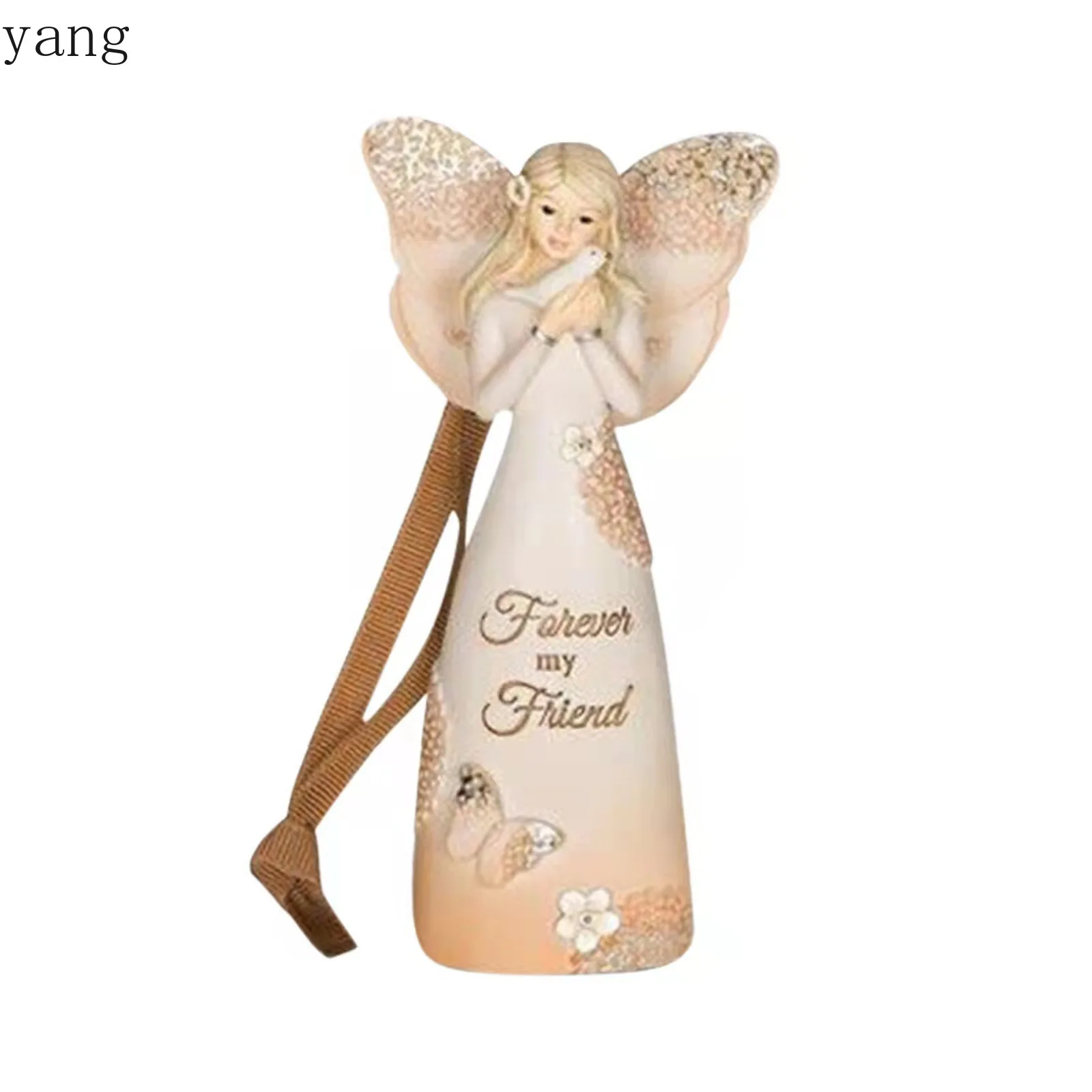 CX Creative Commemorative Friendship Sculpture Desktop Living Room Home Resin Crafts Ornament Send Holiday Gifts