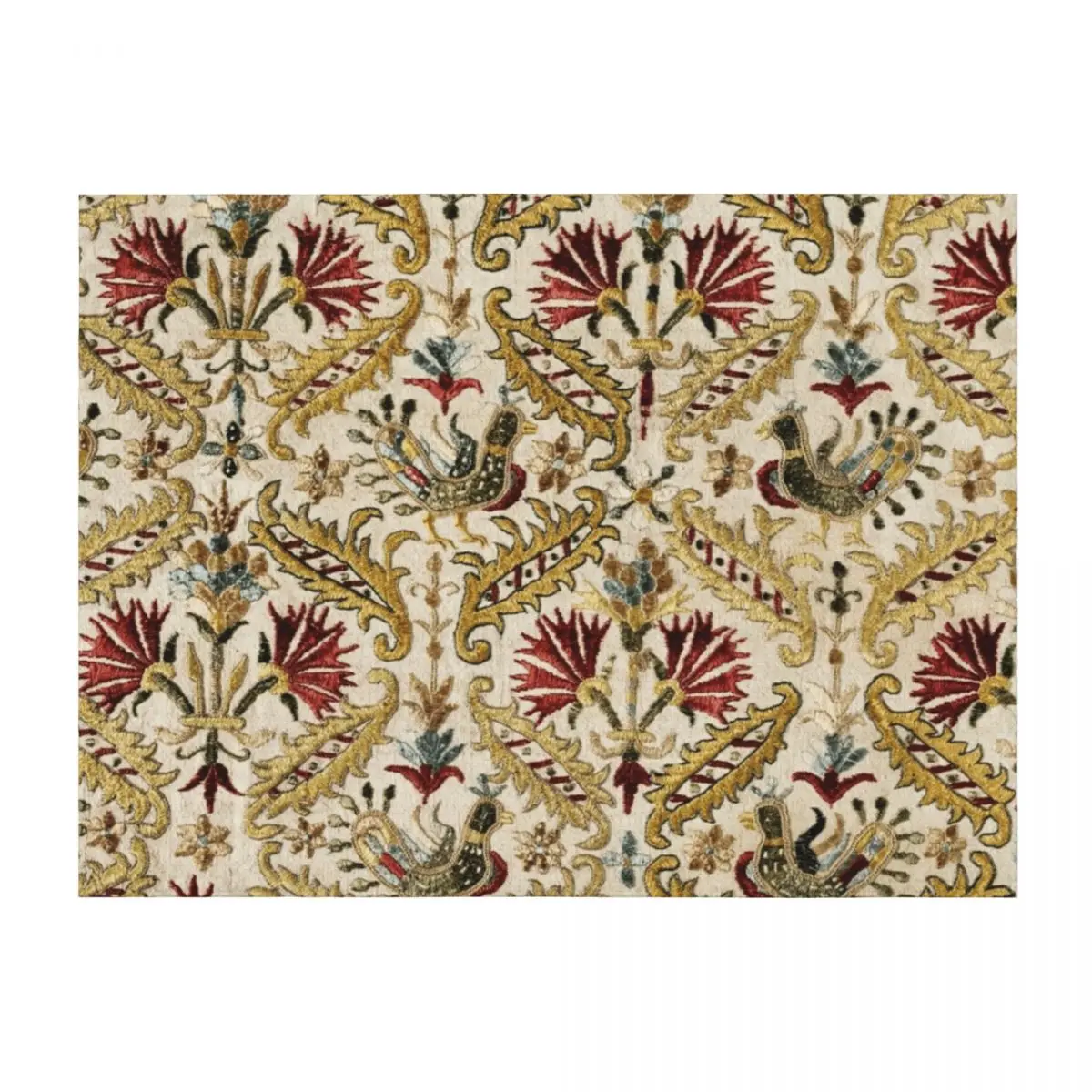 Золотое винтажное богемное одеяло Сузани, милые клетчатые роскошные одеяла для кемпинга, ретро