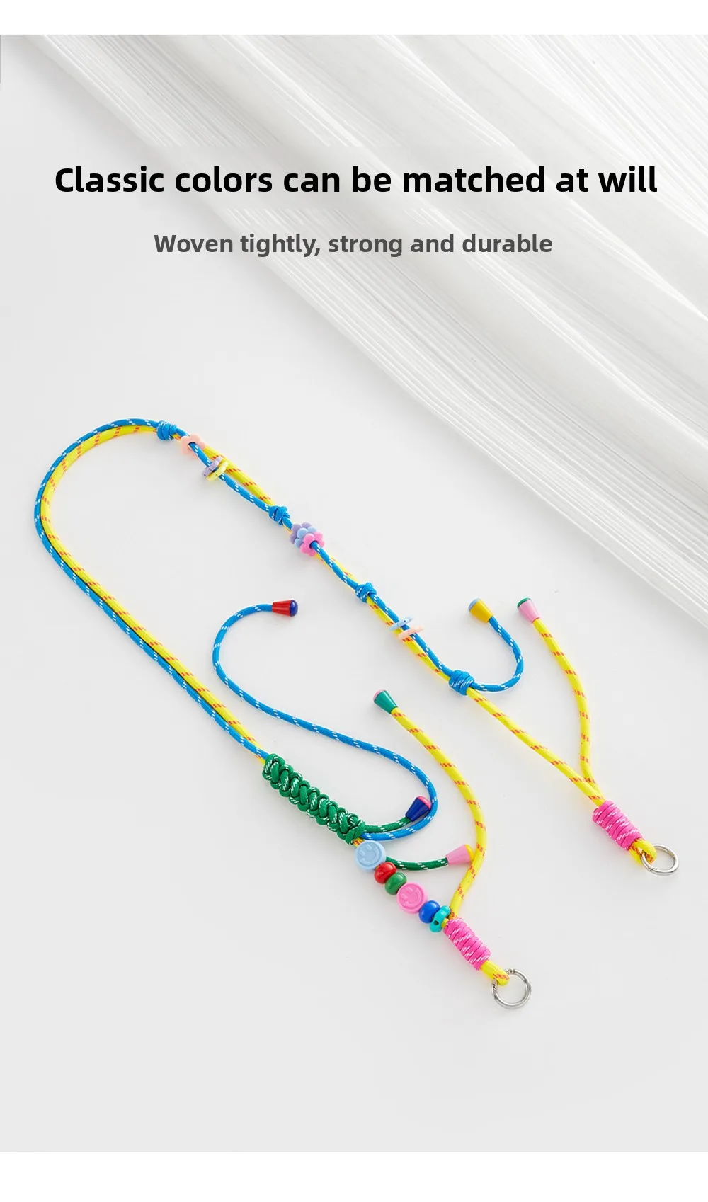 Woven Bag Shoulder Strap For Mini Longchamp Colorful Bag Durable Fashion Good Quality Bag Modification Bag Accessories