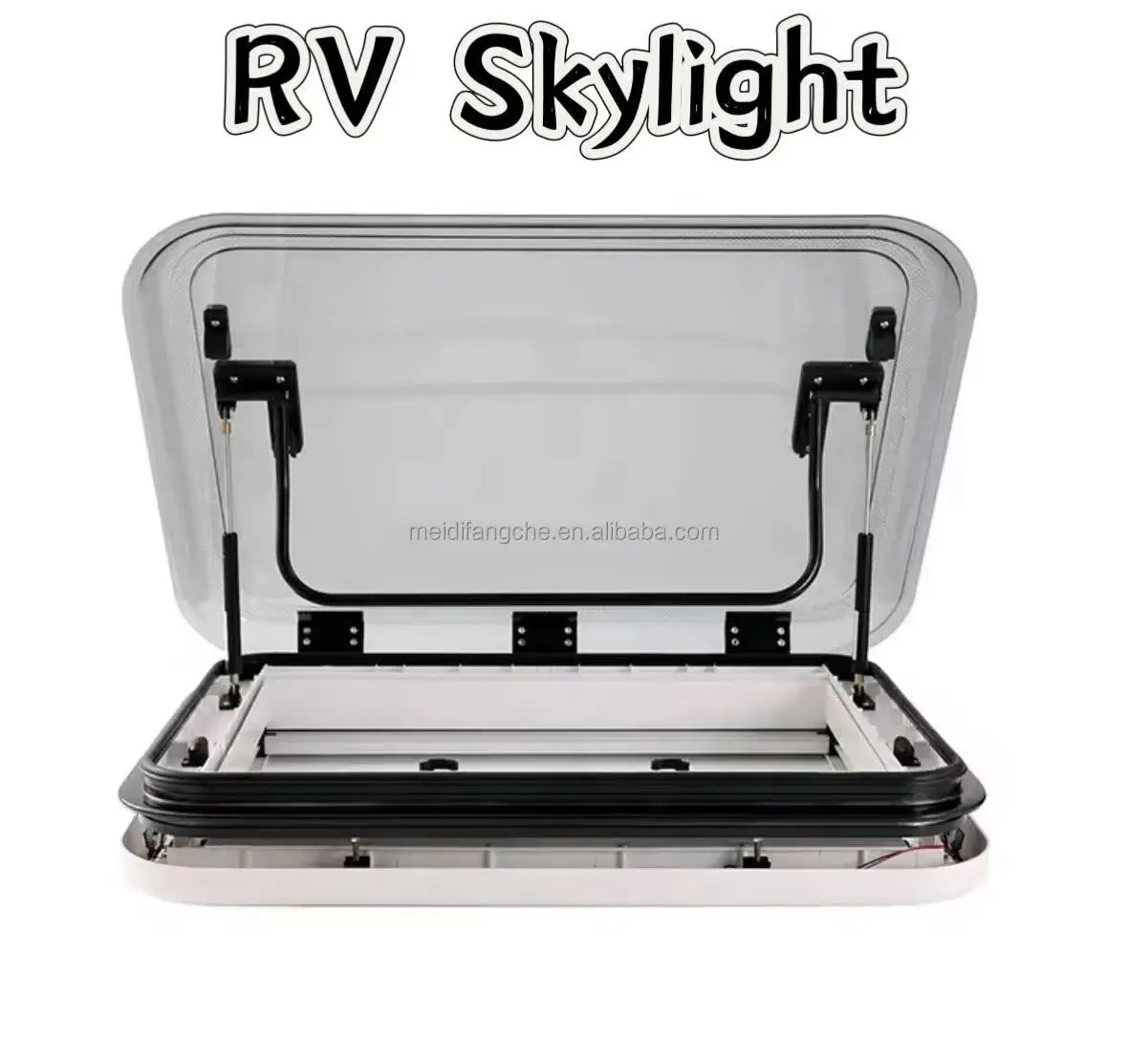 Double-Layer Hollow Aluminum Alloy RV Skylight Waterproof Sound Insulation Plate for RV Renovation Camping