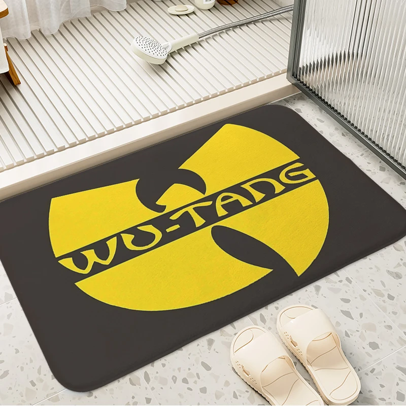 Bathroom Foot Mat Non-slip T-Wu T-Tang Balcony Porch Hallway Room Floor Carpet Custom Doormat Entrance Door Kitchen Bedroom Rug