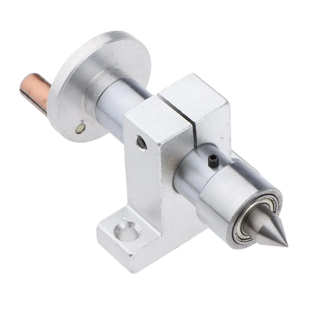 

Мини-токарный станок: задний центральный патрон с подшипником из сплава для токарной обработки дерева и хобби-проектов