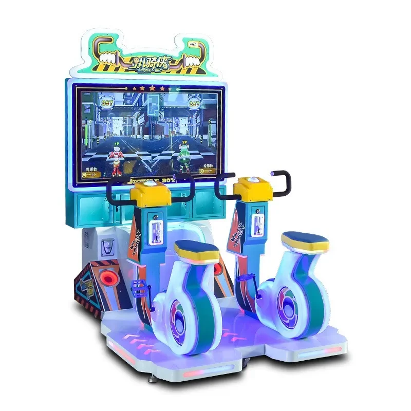 Máquina de juego de ranura para deportes de ciclismo doble Little Rider
