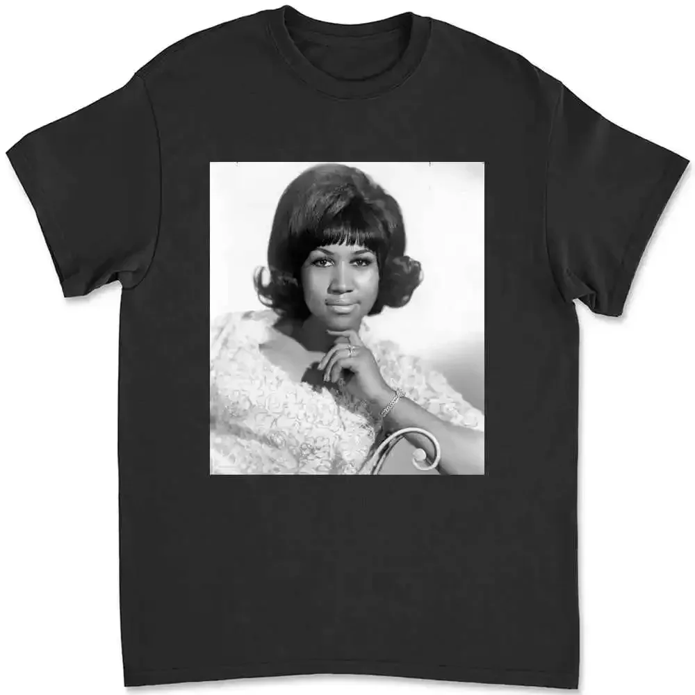 Aretha Franklin Retro 60S 70S Motown Singer Soul T-shirt QC35